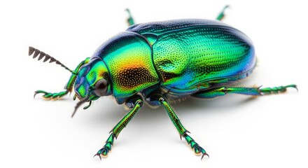 Fototapeta premium Emerald Jewel Beetle