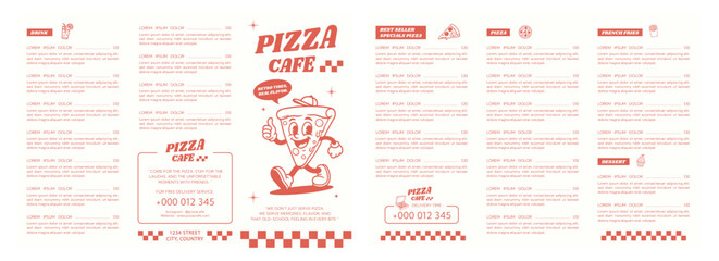 Brochure – Trifold, Soft Colors – Cafe Menu
