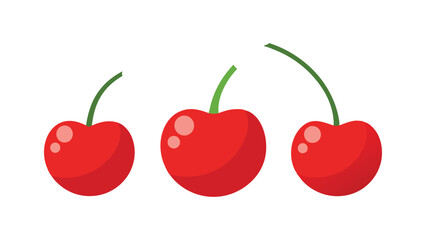 Vector Illustration of Cherries – Fresh Fruit Artwork