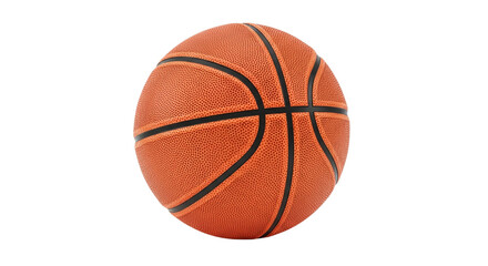 An iconic basketball ready for action embodying passion for the game in dynamic studio lighting and