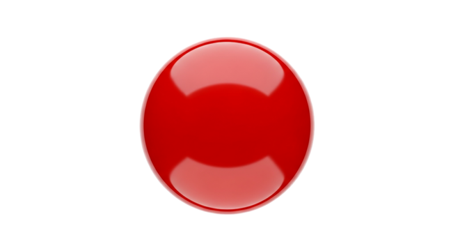 A shiny red orb symbolizing energy and focus suspended against a stark black backdrop perfect - Powered by Adobe