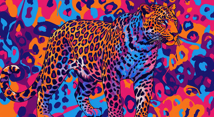Obraz premium leopard skin texture
