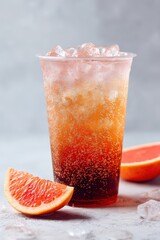 Cold Grapefruit Honey Sparkling
