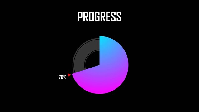 Modern Gradient Circular Progress Indicator
