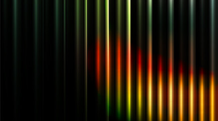 Vertical lines of light create an abstract background with a modern and futuristic feel to the composition