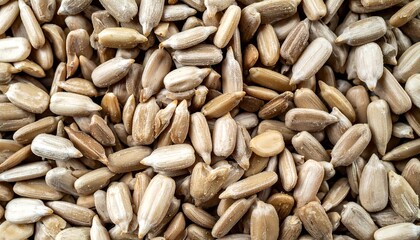 Pile of Shelled Sunflower Seeds - A Nutritious and Healthy Snack.