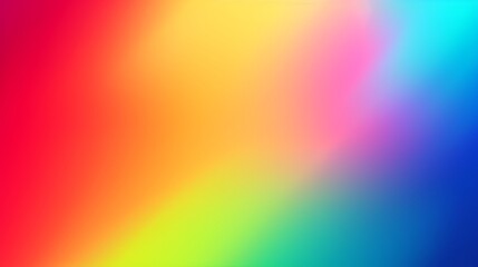 Vibrant abstract gradient background. Colorful rainbow spectrum with a soft blurred texture. Modern graphic design wallpaper