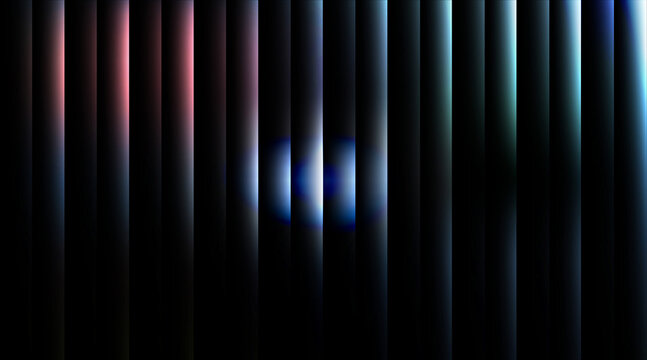 A visually striking abstract background showcasing vertical lines with vibrant color accents and dynamic light play