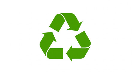 Obraz premium green recycle symbol