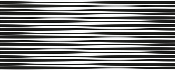 black horizontal stripes pattern, seamless texture vector background.