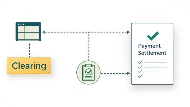 Diagram of Payment Clearing and Settlement Process