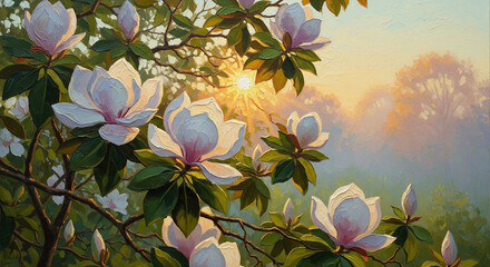 spring flowers in the forest