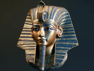 Exploration of ancient Egyptian artifacts in a museum setting with detailed craftsmanship on display