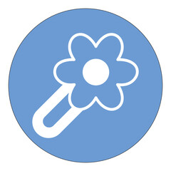 Hair pin Vector Icon which can easily modify or edit