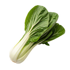 Fresh green cabbage isolated on a transparent background
