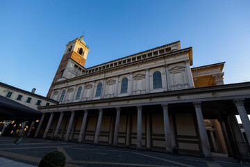 NOVARA, ITALY, JANUARY 11, 2025 -  The Cathedral of Holy Mary of the Assumption in Novara, Piedmont, Italy