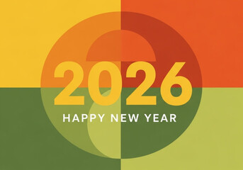 Celebrate the new year 2026 with elegant golden glitter and sparkling lights on a sophisticated blue background for festive marketing and design projects