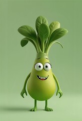 funny cartoon vegetables