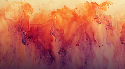 Abstract swirling marbled texture in warm hues of orange, red, and purple.  Evokes feelings of fluidity, energy, and artistic expression.