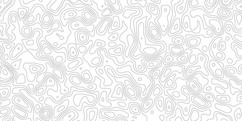 Topographic map background geographic line map with elevation assignments. Design illustration for wall art, fabric, packaging, web, banner, wallpaper.