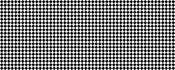 Seamless Black White Harlequin Diamond Pattern Background For Fashion, Packaging, Wallpaper, And Branding. Classic Geometric Check Backdrop Texture. Vector Illustration.