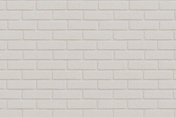 Obraz premium 白いレンガタイプの壁 シームレス