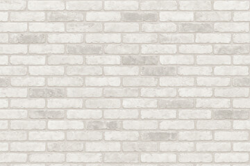 デザイン性のあるランダム配置のレンガの壁　テクスチャ