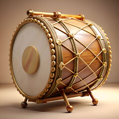 3d bedug ramadan drum