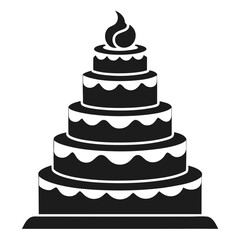 Elegant Cake Silhouette