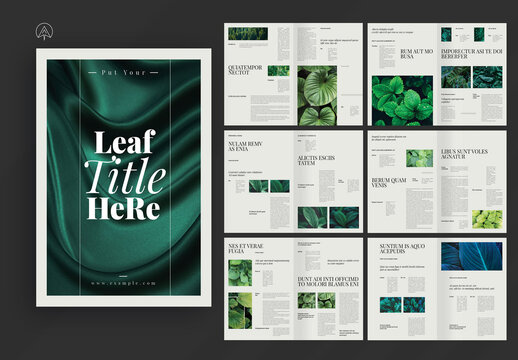 Leaf Magazine Layout