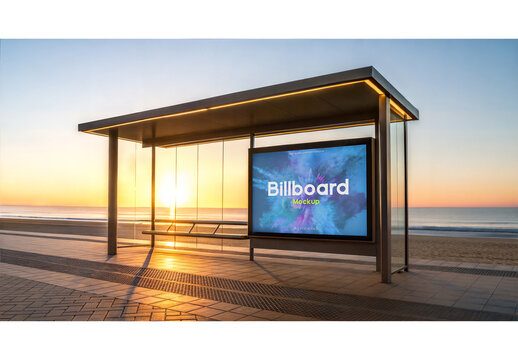 Bus Stop Mockup 97