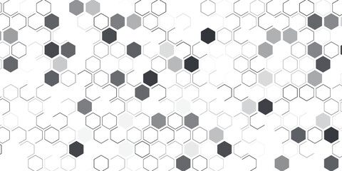3D black and white hexagon soccer ball pattern background graphic illustration.