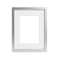 empty picture frame silver or grey color