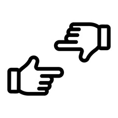 hand Line Icon