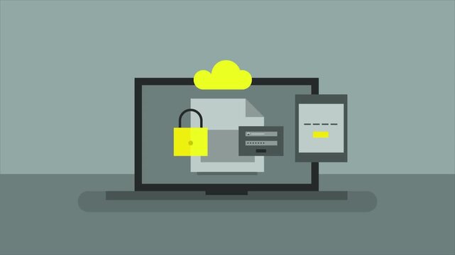 Documents securely stored on cloud storage protected by password and two step mobile authentication.
