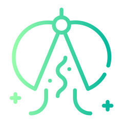 confetti ball gradient icon