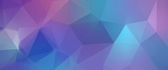 Obraz premium Aurora gradient ribbon polygon triangle full color aurora design background