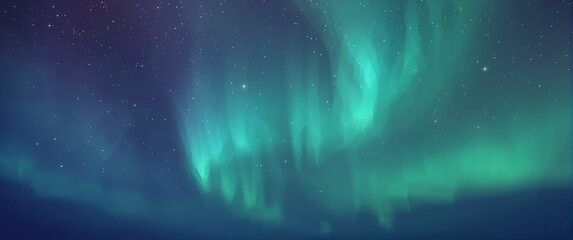 Aurora gradient ribbon polygon triangle full color aurora design background