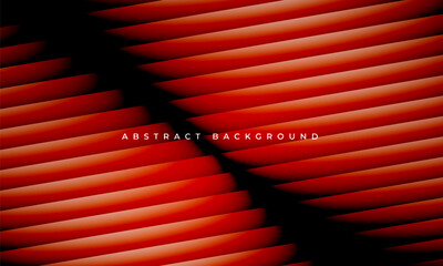 Vector abstract background with red and black stripes and glass gradient.