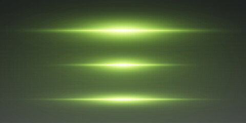 Neon green line flash effect. Vector illustration EPS10