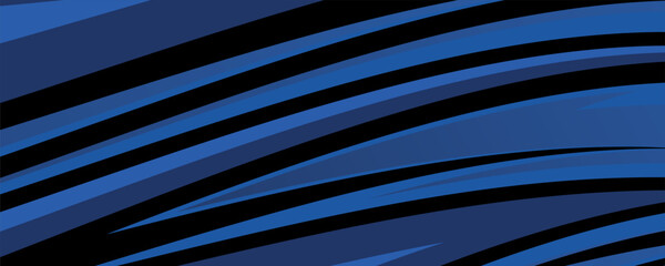 sports background, banner design in blue and black with pointed shapes and empty space. brush stroke pattern