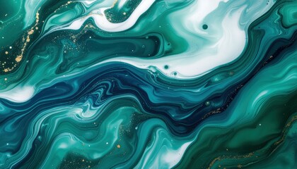 Captivating fluid abstract art digital canvas colorful swirls vibrant blues and greens artistic composition modern aesthetic for home decor and design inspiration