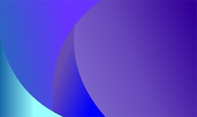 Abstract Purple and Blue Gradient Shapes Background