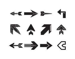 Stylized Arrow Icon Pack, Modern Blue Directional Vectors for UI, Navigation & Digital Interfaces