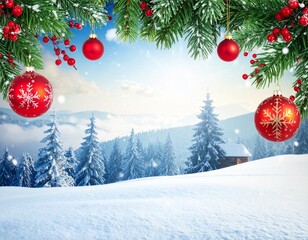 christmas tree with balls