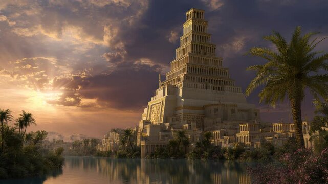 Famous Babylon tower