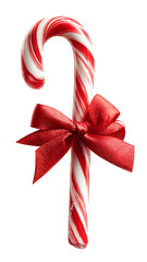 a candy cane on transparent background PNG