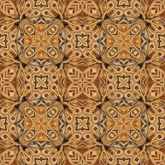 Desert Sand Moroccan Hijab Pattern with Warm Earth Tones