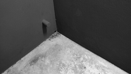 concrete wall and floor