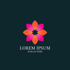 flower vector icon design